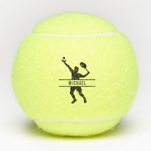 Customisable Themed Custom Name Tennis Player Balls