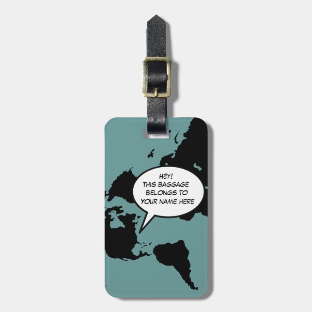 customisable this baggage belongs to luggage tag (Front Vertical)