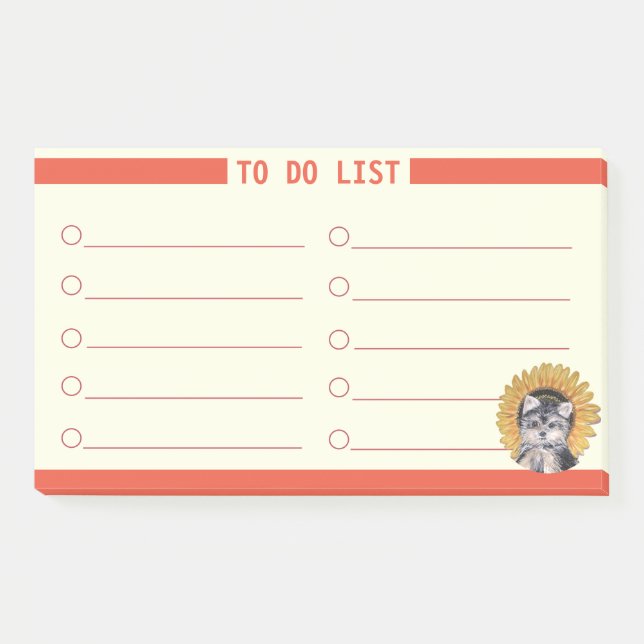 Customisable To Do List Post-it Notes (Front)