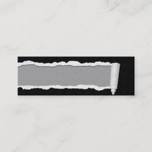 Customisable Torn Paper Unisex Business Cards