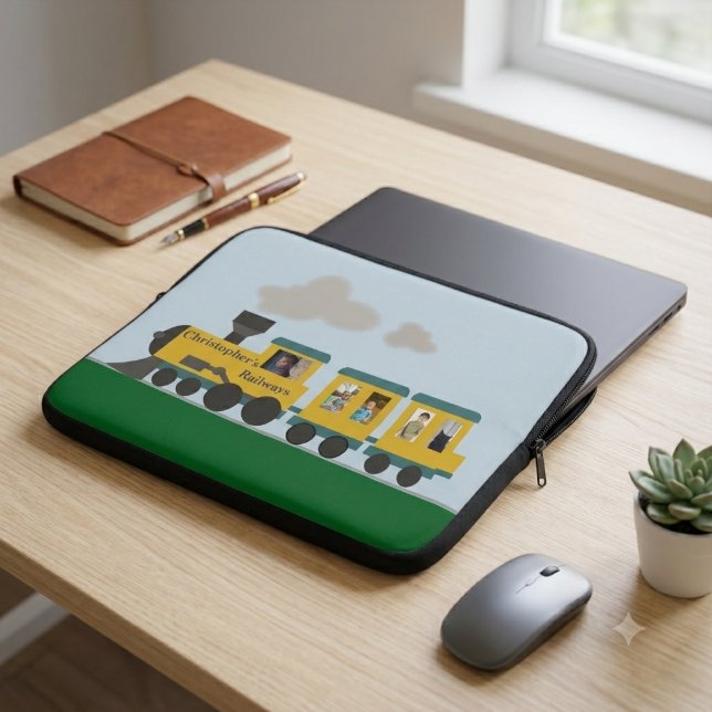 Customisable Train Laptop Sleeve (Creator Uploaded)