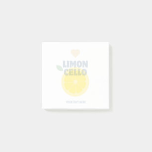 Customisable Transparent Love Limoncello  Post-it Notes