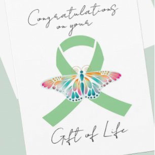Customisable Transplant Care Folded Card