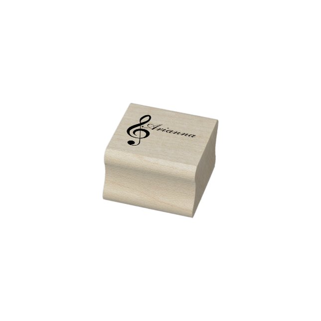 Customisable Treble Clef Stamp (Stamp)