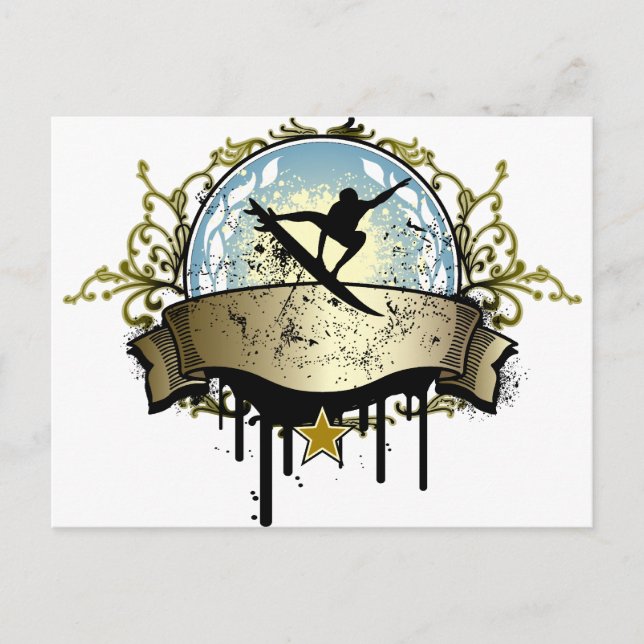 Customisable Tropical Postcard (Front)