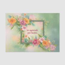 Customisable Tropical Tissue Wrapping Paper