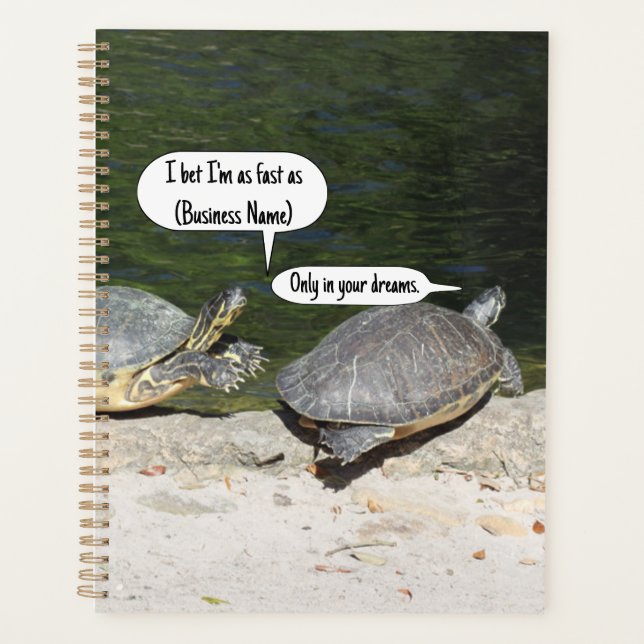 Customisable Turtles Notebook  Planner (Front)