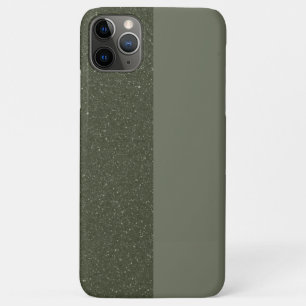 Customisable Two-Tone Moss Green iPhone Case