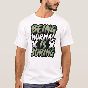 "Customisable Typography Tee – Inspiring Quotes