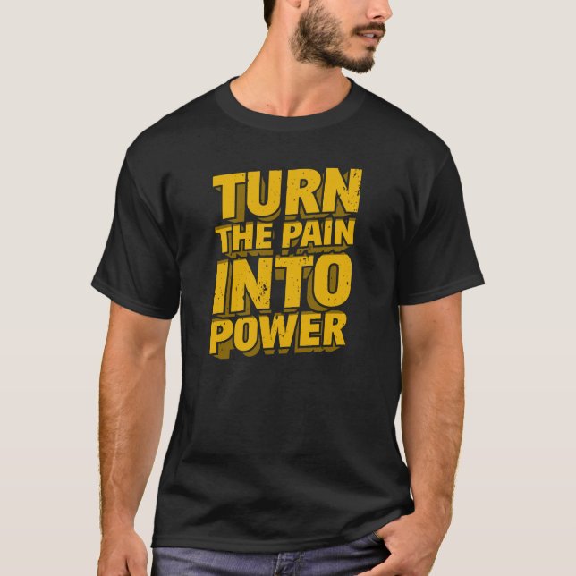 "Customisable Typography Tee – Inspiring Quotes  (Front)