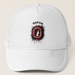 Customisable Urban Spray Paint Monogram "O" Trucker Hat