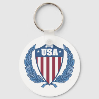 Customisable USA Emblem Keychains