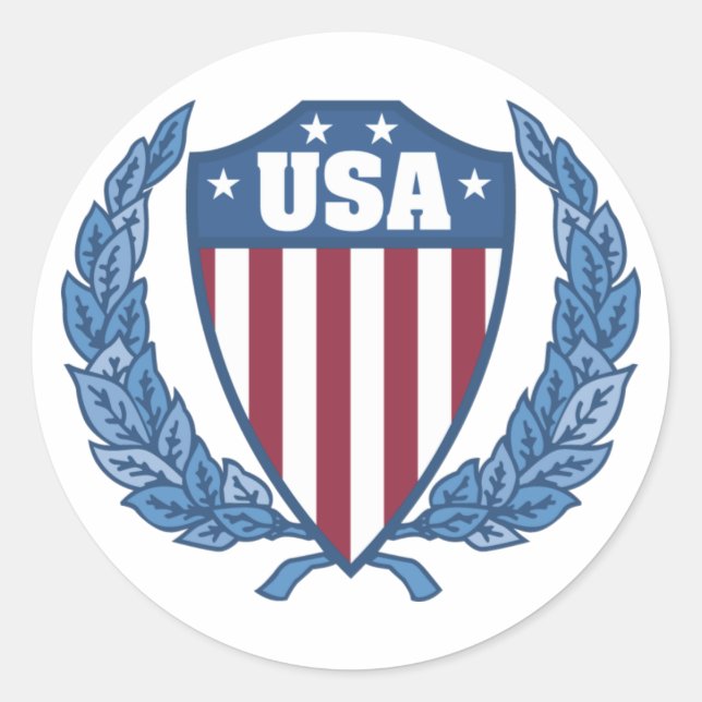 Customisable USA Emblem Stickers (Front)