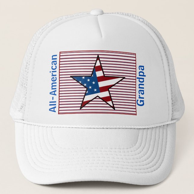 Customisable USA Patriotic Hat Design (Front)