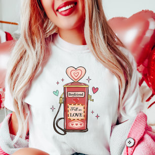 Customisable Valentine, Fill in Love Retro T-Shirt