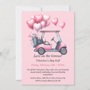 Customisable Valentine’s Day Golf invitation