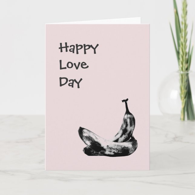 Customisable Valentines Day Card Arty Funny Unique (Front)