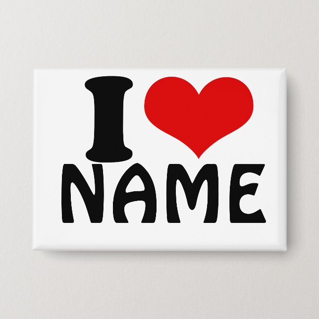 Customisable Valentines Day I love Heart Custom (Front)