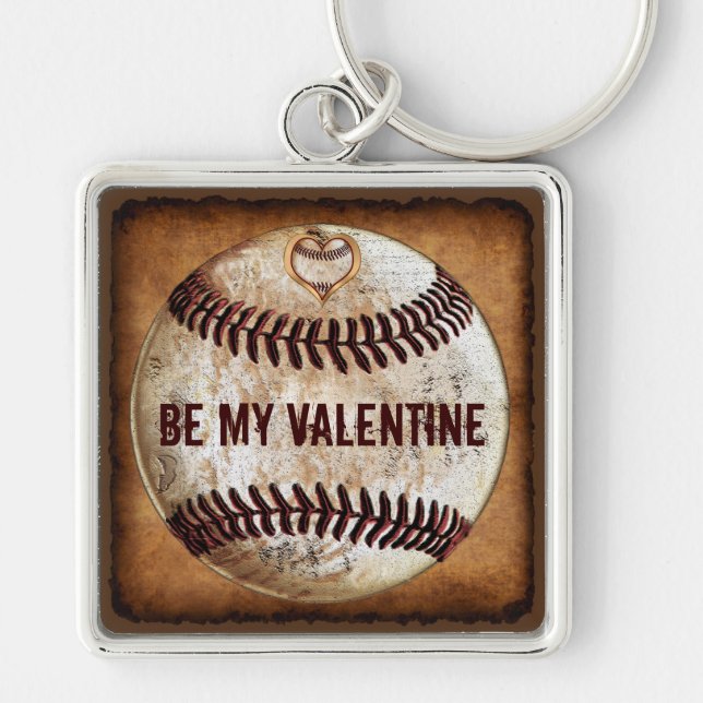 Customisable Valentines Day Presents for Boyfriend Key Ring (Front)