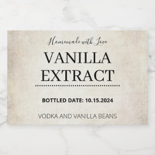 Customisable Vanilla Extract Label AB01_02RTbk