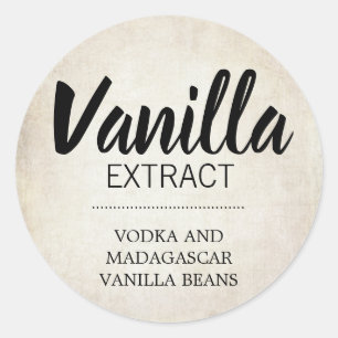 Customisable Vanilla Extract Label BL_01rdbk