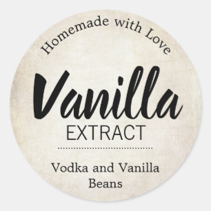 Customisable Vanilla Extract Label BL_02rdbk