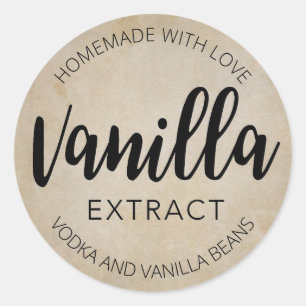 Customisable Vanilla Extract Label VE001_04rdblank