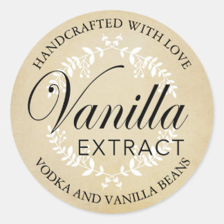 Customisable Vanilla Extract labels VE007_04rdcus