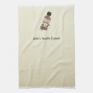 Customisable Vanilla Extract Maker Tea Towel