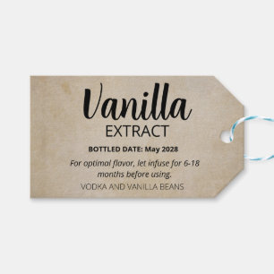 Customisable Vanilla Extract Tag VE001_04RT