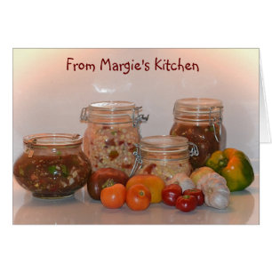 Customisable Veggie Recipe Card