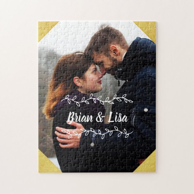 Customisable Vertical Couple Photo Puzzle (Vertical)