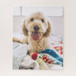 Customisable Vertical Pet Photo Puzzle<br><div class="desc">Add a unique twist on family fun with this custom pet photo puzzle. Use your favourite pet photo or family photos. This will be great as a gift.</div>