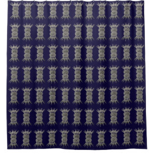 Customisable Vintage Haeckel Shower Curtain