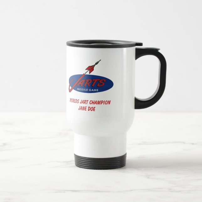 Customisable Vintage Jarts Travel Mug (Right)