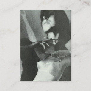 Customisable Vintage Lingerie Photo Business Card