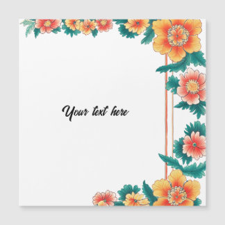 Customisable Vintage Orange Blossom Frame