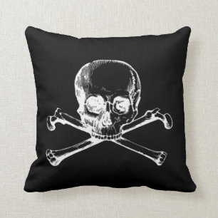 Customisable Vintage Skull Cushion