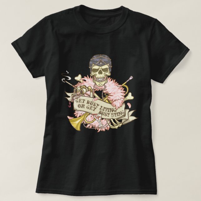 Customisable Vintage Skull T-Shirt (Design Front)