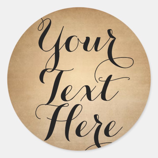 Customisable vintage stickers (Front)