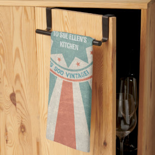Customisable Vintage Tea Towel
