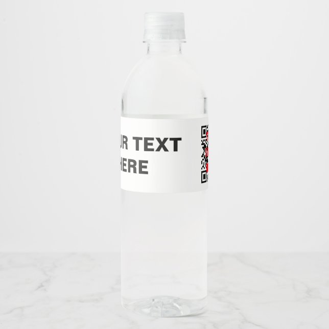 Customisable Water Bottle Labels (Set of 4) (Front)