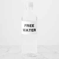 Customisable Water Bottle Labels (Set of 4)