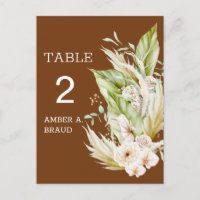 Customisable Watercolor Pampas Poster
