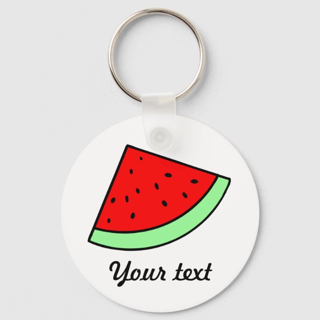 Customisable Watermelon Keychain (LIGHT) (Front)
