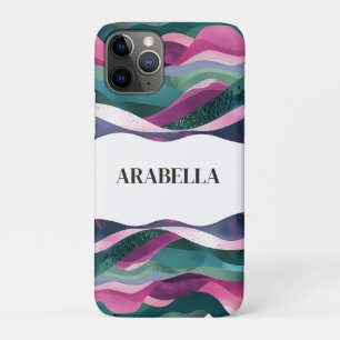 Customisable Waves  Abstract Mountain Landscape  Case-Mate iPhone Case