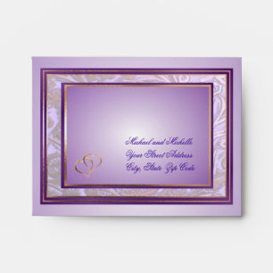 Customisable Wedding 5 ¾ x 4 3/8 RSVP Envelope 2