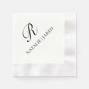 Customisable Wedding Cocktail Napkin