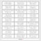 Customisable wedding guest address labels sticker