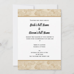 Customisable Wedding Invitation